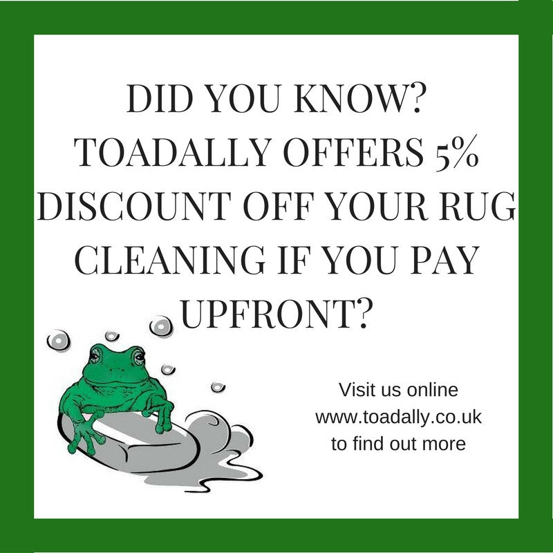 Rug washing payments - Now online!
